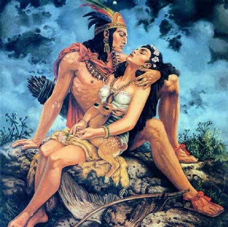 La Princesa y el Joven Guerrero | Iztaccíhuatl y Popocatépetl